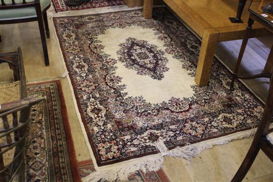 Kerman ivory ground rug